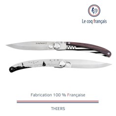 Couteau de poche Le Coq Original - Bretagne - Bois de Violette