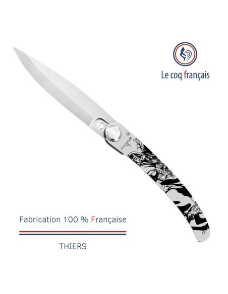 Couteau de poche Le Coq Original - Napoléon Ier - Bois de Violette