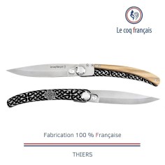 Couteau de poche Le Coq Original - Celtic - Olivier