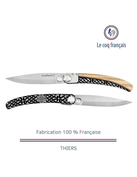 Couteau de poche Le Coq Original - Celtic - Olivier