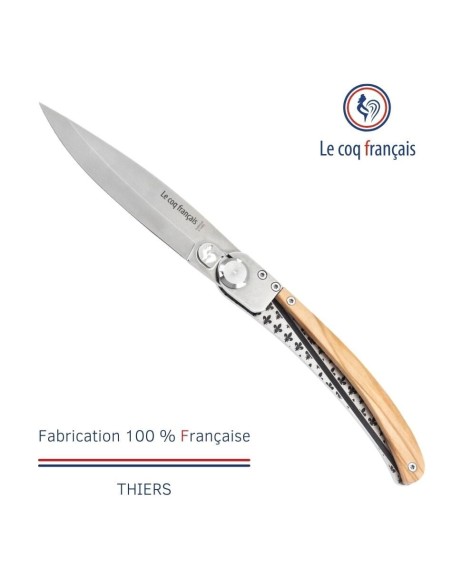 Couteau de poche Le Coq Original - Bourbonnais - Olivier