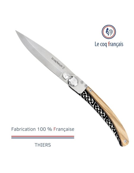 Couteau de poche Le Coq Original - Celtic - Olivier