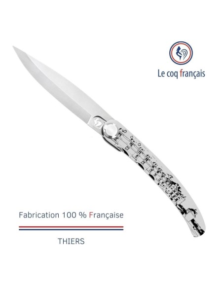 Couteau de poche Le Coq Original - Château de la Loire - Olivier