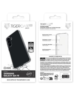 TIGER CASE LITE FRANCE COQUE TRANSPARENTE 2M SAMSUNG GALAXY S24 FE GARANTIE VIE 2