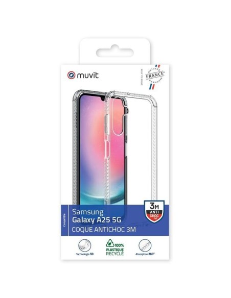 COQUE TRANSPARENTE RENFORCEE 3M SAMSUNG GALAXY A25 5G
