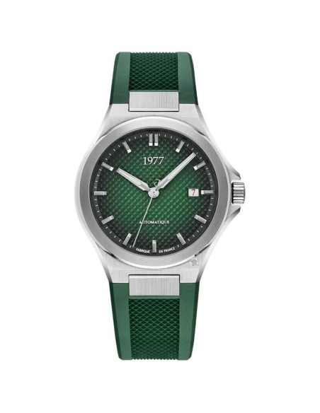 Montre 1977 Arsène Cadran Vert Bracelet FKM Vert
