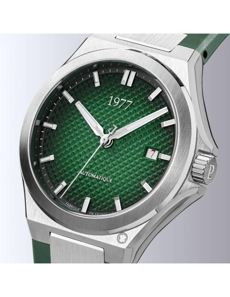 Montre 1977 Arsène Cadran Vert Bracelet FKM Vert