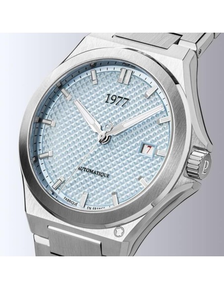 Montre 1977 Arsène Cadran Bleu Glacier Bracelet Acier