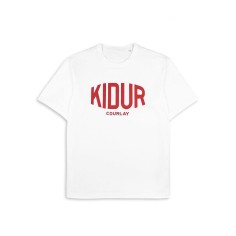 T-SHIRT LOUIS BLANC COURLAY ROUGE