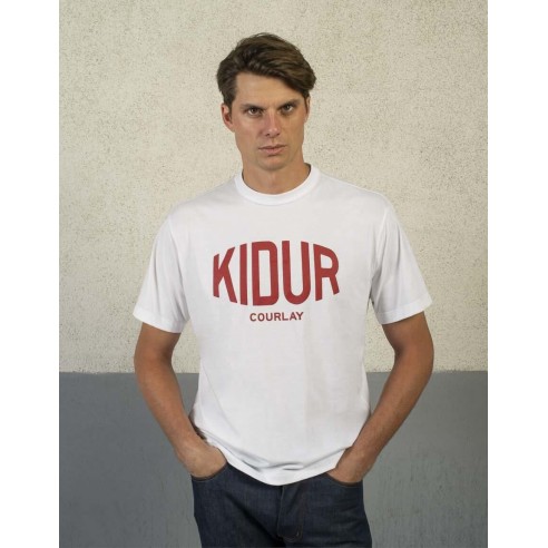 T-SHIRT LOUIS BLANC COURLAY ROUGE