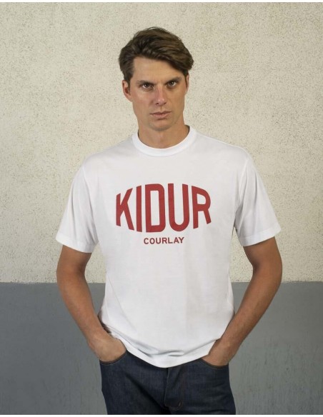 T-SHIRT LOUIS BLANC COURLAY ROUGE