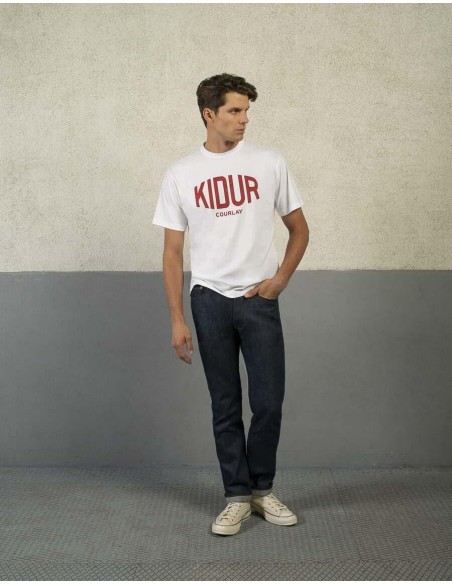 T-SHIRT LOUIS BLANC COURLAY ROUGE