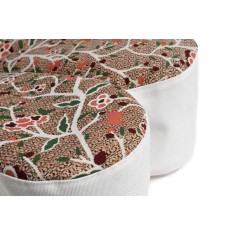 PINKY FLOWER | Coussin flottant | 105 x h22 cm