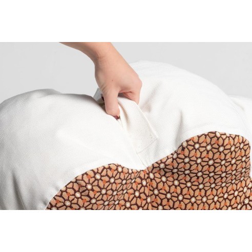 HAPPY FLOWER | Pouf extérieur | 80 x h30 cm