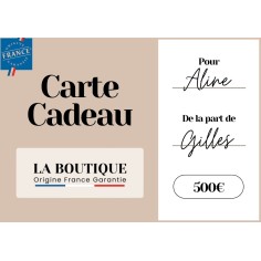Carte Cadeau de la Boutique Origine France Garantie