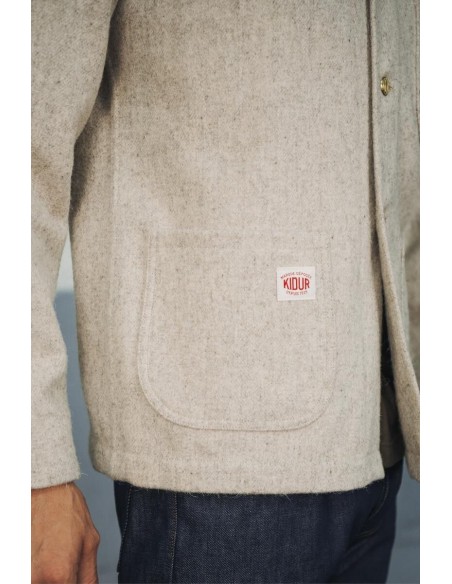 MANTEAU LAINE G.S Galet