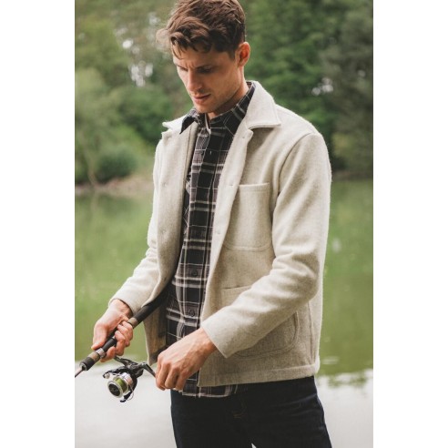 MANTEAU LAINE G.S Galet