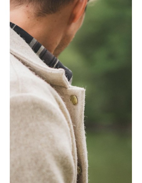 MANTEAU LAINE G.S Galet