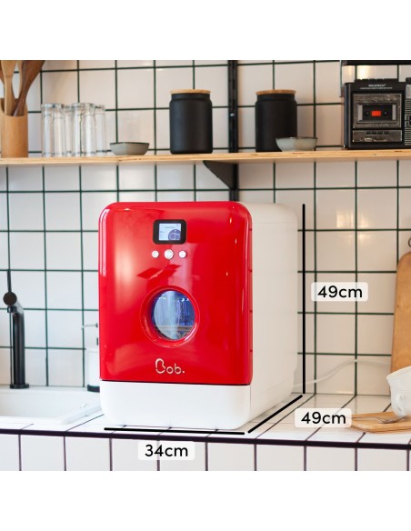 Bob lave-vaisselle Pack Toutes Options | Blanc & Bleu Glacier