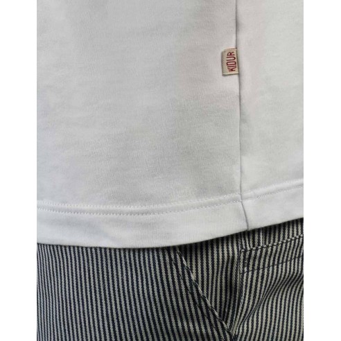 T-SHIRT COTON LOUIS BLANC