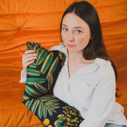 Coussin repose tête et de décoration · ƩPICUR Diane | Petits Cadors