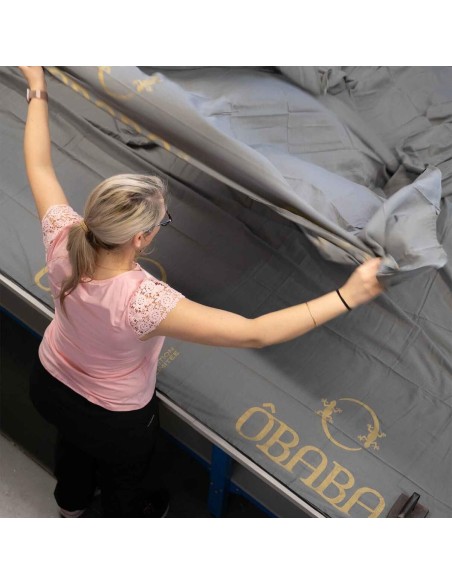 SALVADOR Santorin | Coussin de plage | Petits Cadors x Obaba