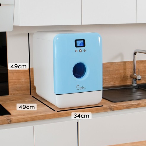 Bob lave-vaisselle Pack Toutes Options | Blanc & Bleu Glacier