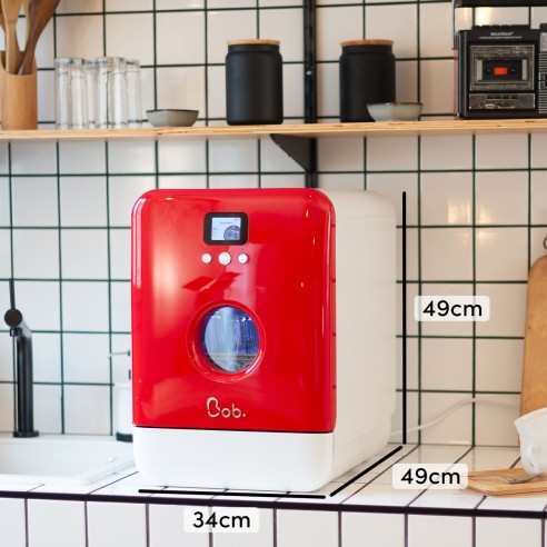 Bob lave-vaisselle Pack Toutes Options | Blanc & Bleu Glacier