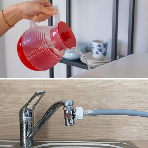 Bob lave-vaisselle Pack Toutes Options | Blanc & Bleu Glacier