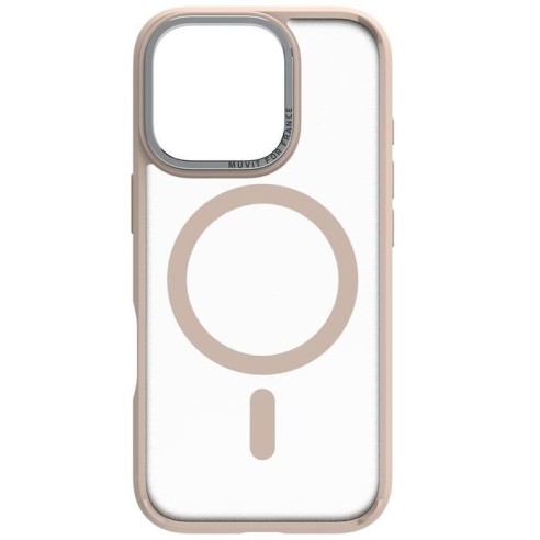 COQUE MAGSAFE 2M MAT FROST BEIGE IPHONE 16 PRO