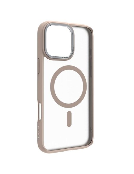 COQUE MAGSAFE 2M MAT FROST BEIGE IPHONE 16 PRO MAX