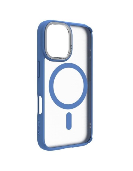 COQUE MAGSAFE 2M MAT FROST BLEU IPHONE 16