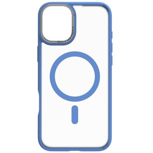 COQUE MAGSAFE 2M MAT FROST BLEU IPHONE 16 PLUS