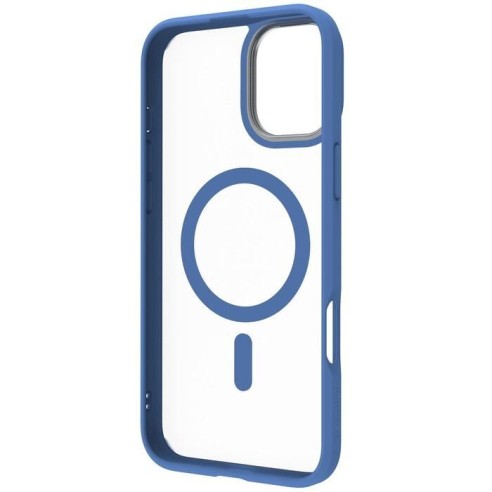 COQUE MAGSAFE 2M MAT FROST BLEU IPHONE 16 PLUS