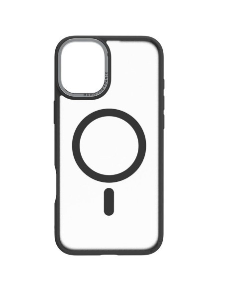 COQUE MAGSAFE 2M MAT FROST NOIR IPHONE 16 PLUS