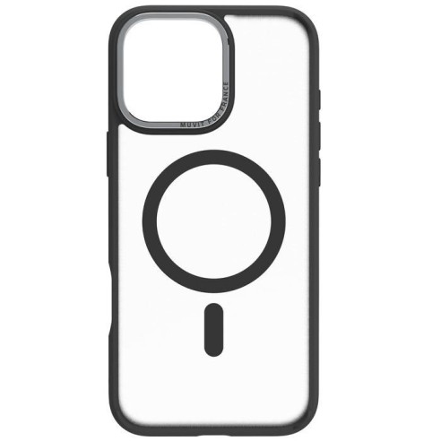 COQUE MAGSAFE 2M MAT FROST NOIR IPHONE 16 PRO MAX