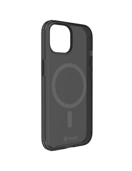 COQUE MAGSAFE 2M TRANSLUCIDE NOIR IPHONE 15