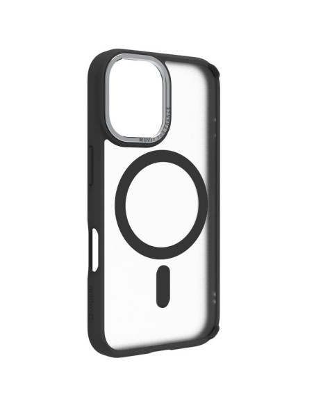COQUE MAGSAFE 2M MAT FROST NOIR IPHONE 16