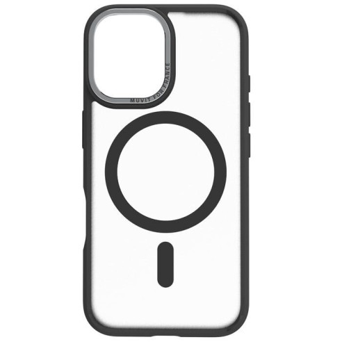 COQUE MAGSAFE 2M MAT FROST NOIR IPHONE 16