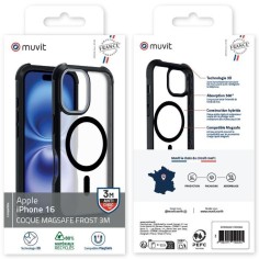 COQUE MAGSAFE 3M MAT FROST NOIR IPHONE 16 2