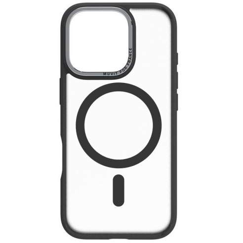 COQUE MAGSAFE 2M MAT FROST NOIR IPHONE 16 PRO