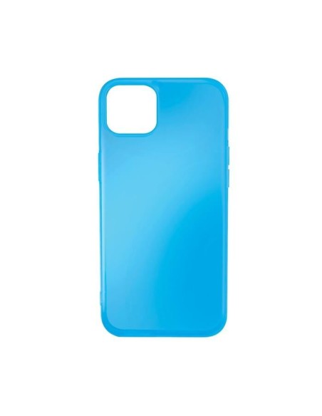 COQUE SOUPLE TRANSPARENTE BLEU IPHONE 13