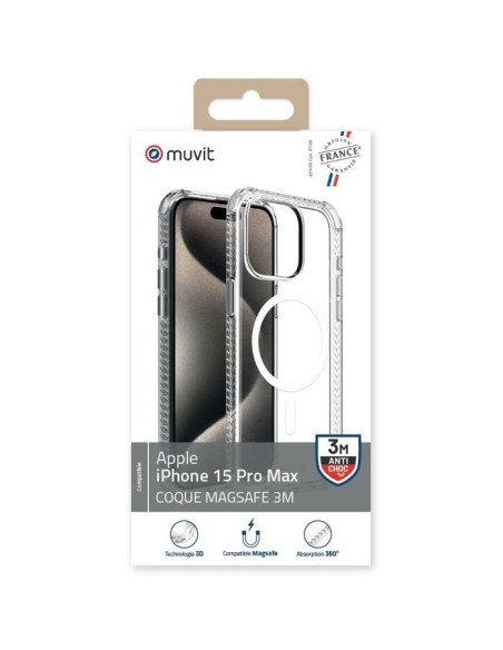COQUE TRANSPARENTE MAGSAFE 3M IPHONE 15 PRO MAX