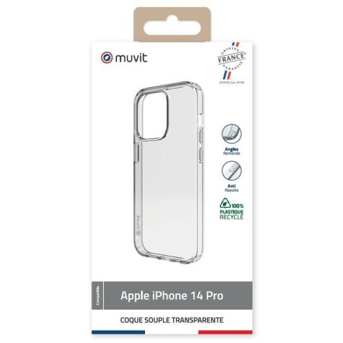 COQUE TRANSPARENTE RECYCLEE IPHONE 14 PRO