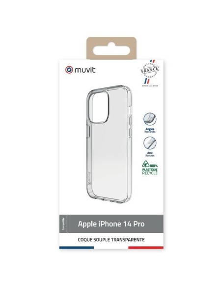 COQUE TRANSPARENTE RECYCLEE IPHONE 14 PRO