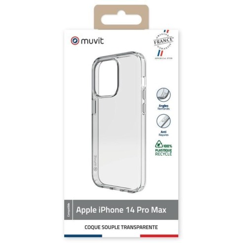 COQUE TRANSPARENTE RECYCLEE IPHONE 14 PRO MAX