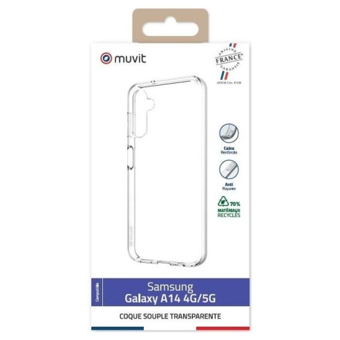 COQUE TRANSPARENTE RECYCLEE SAMSUNG GALAXY A14 4G/5G