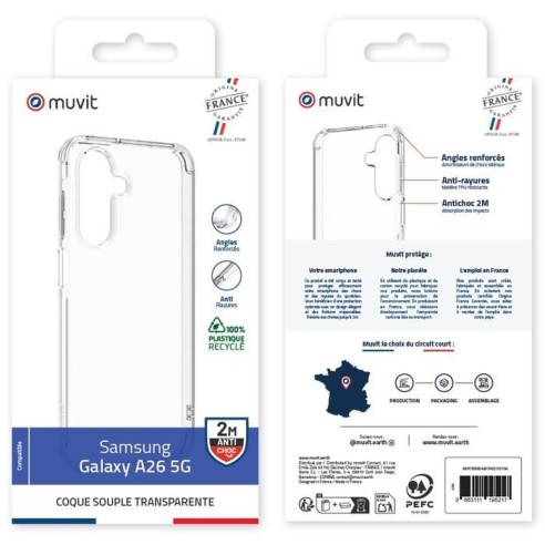 COQUE TRANSPARENTE RECYCLEE SAMSUNG GALAXY A26 5G