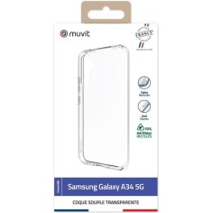 COQUE TRANSPARENTE RECYCLEE SAMSUNG GALAXY A34 5G 2