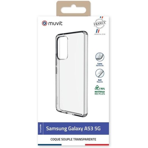 COQUE TRANSPARENTE RECYCLEE SAMSUNG GALAXY A53 5G